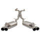 Izpušni sistemi XFORCE XForce 3" Twin Cat-Back System + Varex Mufflers for CHEVROLET CAMARO 2016- SS GEN 6 | race-shop.si