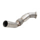 Down pipe, dump pipe 4"-3" Downpipe with High-Flow Catalytic Converter (track only) for TOYOTA YARIS 2021- GR | race-shop.si