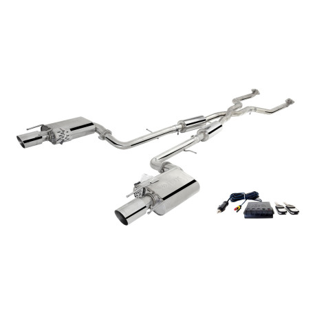 Izpušni sistemi XFORCE 2.25" Cat-Back System with Varex Mufflers for LEXUS IS 2013-2016 IS350 GSE31R | race-shop.si