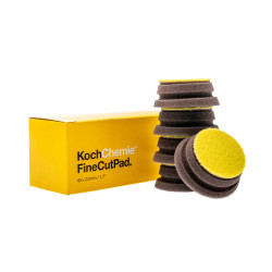 Koch Chemie Fine Cut Pad 45 x 25 mm - Polirna blazinica, rumena