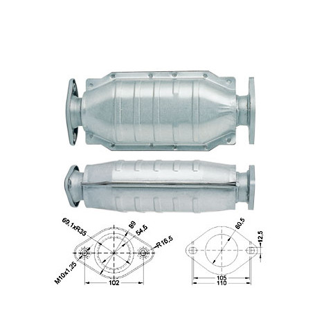 Direc fit CAT in DPF Magnaflow Magnaflow Catalytic Converter for KIA | race-shop.si