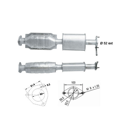 Direc fit CAT in DPF Magnaflow Magnaflow Catalytic Converter for LANCIA | race-shop.si