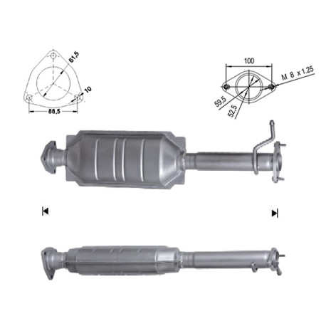 Direc fit CAT in DPF Magnaflow Magnaflow Catalytic Converter for LANCIA | race-shop.si