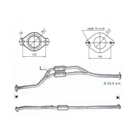 Direc fit CAT in DPF Magnaflow Magnaflow Catalytic Converter for LEXUS | race-shop.si