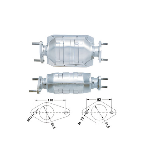 Direc fit CAT in DPF Magnaflow Magnaflow Catalytic Converter for MAZDA | race-shop.si