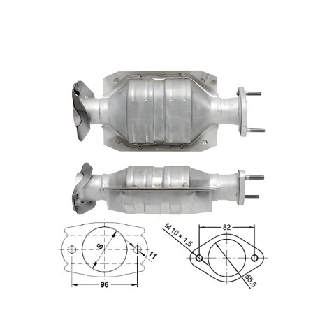 Direc fit CAT in DPF Magnaflow Magnaflow Catalytic Converter for MAZDA | race-shop.si