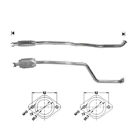 Direc fit CAT in DPF Magnaflow Magnaflow Catalytic Converter for MAZDA | race-shop.si