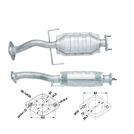 Direc fit CAT in DPF Magnaflow Magnaflow Catalytic Converter for MAZDA | race-shop.si