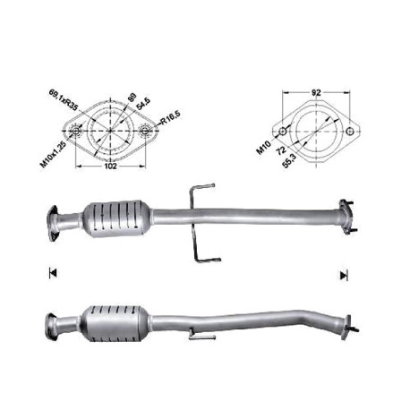 Direc fit CAT in DPF Magnaflow Magnaflow Catalytic Converter for MAZDA | race-shop.si