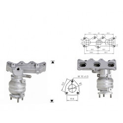 Magnaflow Catalytic Converter for MAZDA