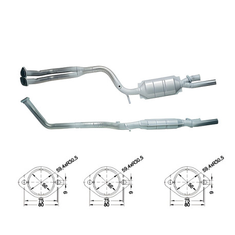 Direc fit CAT in DPF Magnaflow Magnaflow Catalytic Converter for MERCEDES | race-shop.si