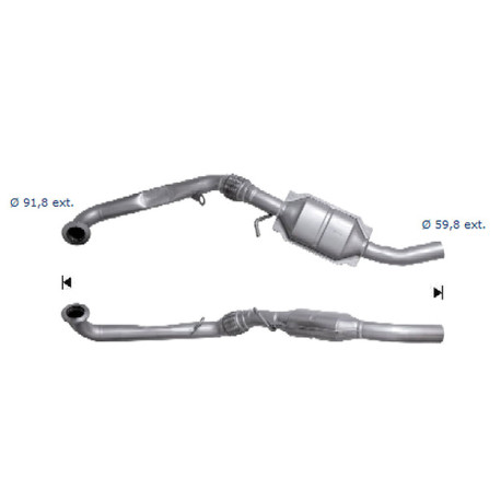Direc fit CAT in DPF Magnaflow Magnaflow Catalytic Converter for MERCEDES | race-shop.si