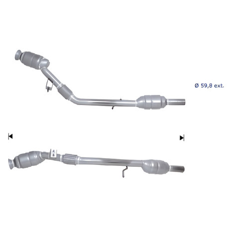 Direc fit CAT in DPF Magnaflow Magnaflow Catalytic Converter for MERCEDES | race-shop.si