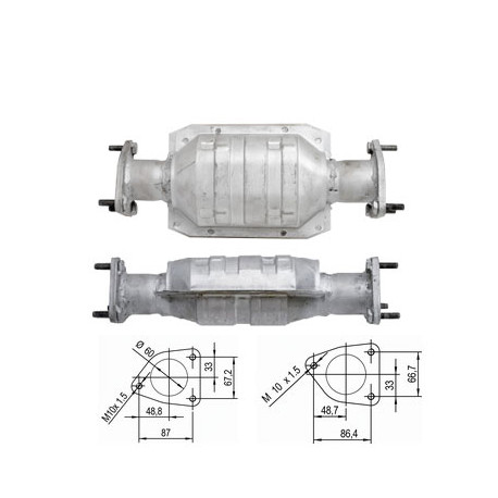 Direc fit CAT in DPF Magnaflow Magnaflow Catalytic Converter for MG ROVER | race-shop.si