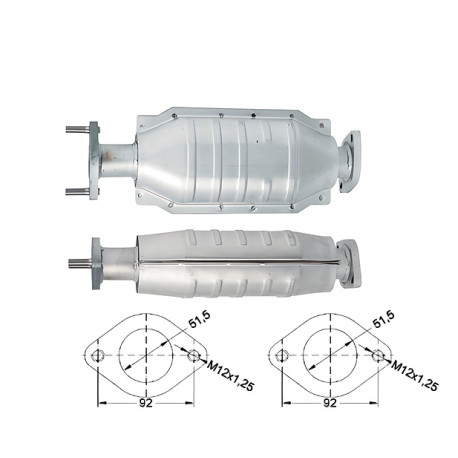 Direc fit CAT in DPF Magnaflow Magnaflow Catalytic Converter for MITSUBISHI | race-shop.si