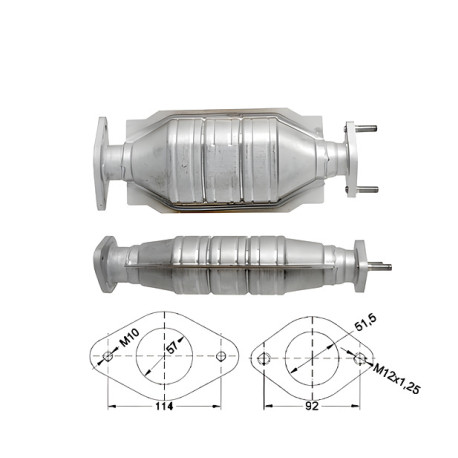 Direc fit CAT in DPF Magnaflow Magnaflow Catalytic Converter for MITSUBISHI | race-shop.si