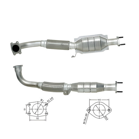 Direc fit CAT in DPF Magnaflow Magnaflow Catalytic Converter for MITSUBISHI | race-shop.si