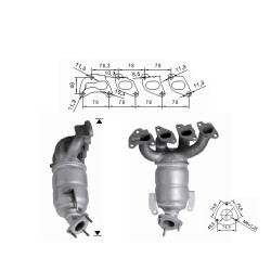 Magnaflow Catalytic Converter for OPEL