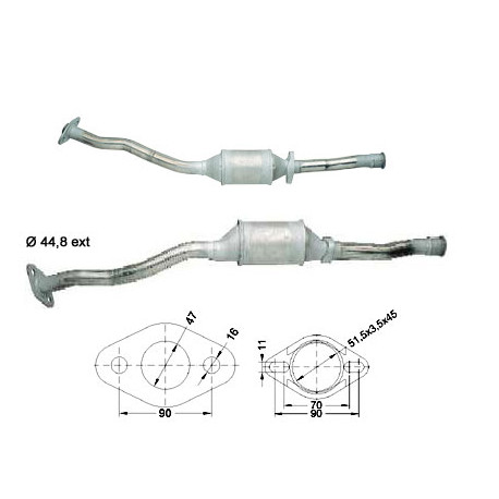 Direc fit CAT in DPF Magnaflow Magnaflow Catalytic Converter for OPEL | race-shop.si
