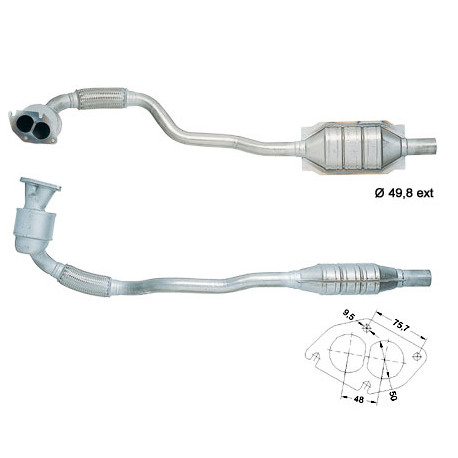 Direc fit CAT in DPF Magnaflow Magnaflow Catalytic Converter for OPEL | race-shop.si