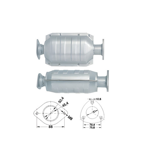 Direc fit CAT in DPF Magnaflow Magnaflow Catalytic Converter for OPEL | race-shop.si