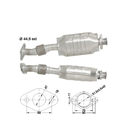Direc fit CAT in DPF Magnaflow Magnaflow Catalytic Converter for OPEL | race-shop.si