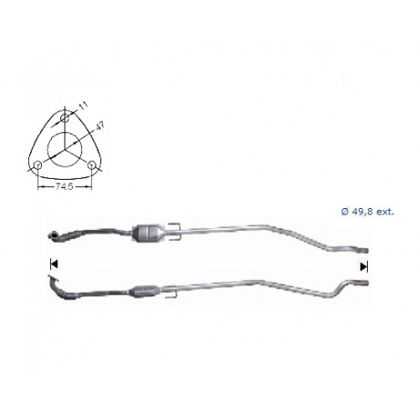 Direc fit CAT in DPF Magnaflow Magnaflow Catalytic Converter for OPEL | race-shop.si