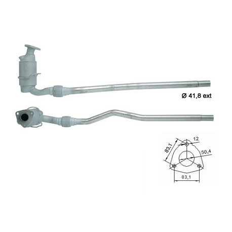 Direc fit CAT in DPF Magnaflow Magnaflow Catalytic Converter for OPEL | race-shop.si