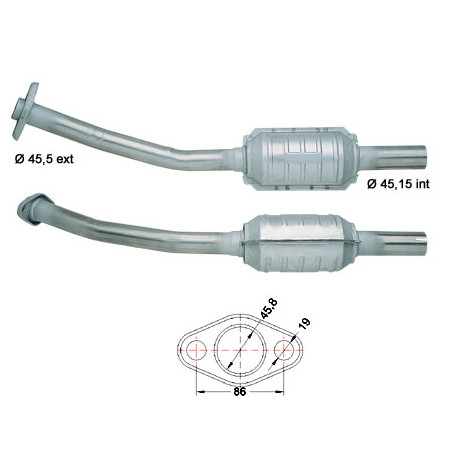 Direc fit CAT in DPF Magnaflow Magnaflow Catalytic Converter for OPEL | race-shop.si