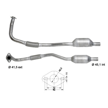 Direc fit CAT in DPF Magnaflow Magnaflow Catalytic Converter for OPEL | race-shop.si