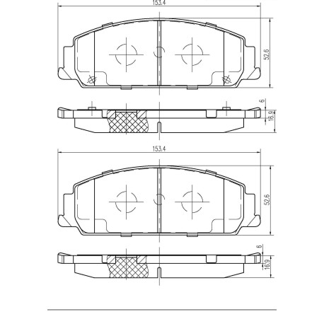 Zavore Pedders Pedders 6701984 Brake Pads | race-shop.si