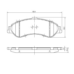 Pedders 6700897 Brake Pads
