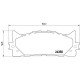 Zavore Pedders Pedders 6700019 Brake Pads | race-shop.si