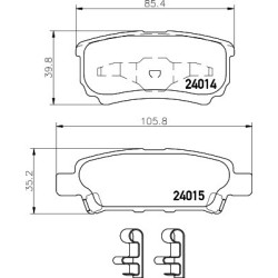 Pedders 6700012 Brake Pads