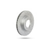 Pedders 6560091SGR Slotted & Dimpled Geomet Coated Rotor