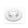 Pedders 6560087SGL Slotted & Dimpled Geomet Coated Rotor
