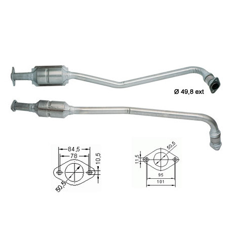 Direc fit CAT in DPF Magnaflow Magnaflow Catalytic Converter for OPEL | race-shop.si