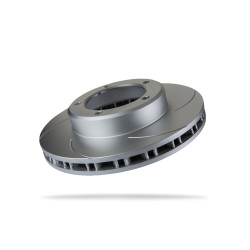 Pedders 6211760SGR Slotted Geomet Coated Rotor