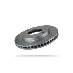 Pedders 6208700SGL Slotted Geomet Coated Rotor