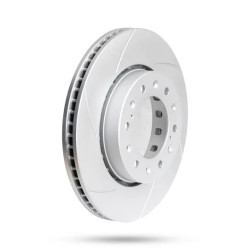 Pedders 6202616SGL Slotted Geomet Coated Rotor