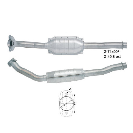 Direc fit CAT in DPF Magnaflow Magnaflow Catalytic Converter for PEUGEOT | race-shop.si