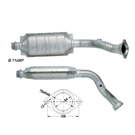 Direc fit CAT in DPF Magnaflow Magnaflow Catalytic Converter for PEUGEOT | race-shop.si