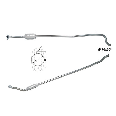 Direc fit CAT in DPF Magnaflow Magnaflow Catalytic Converter for PEUGEOT | race-shop.si