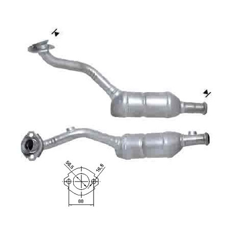 Direc fit CAT in DPF Magnaflow Magnaflow Catalytic Converter for RENAULT | race-shop.si