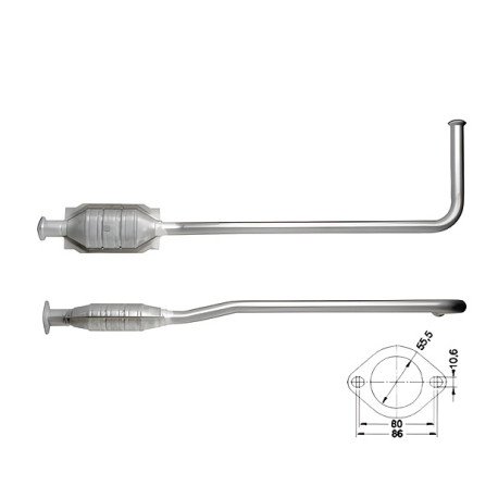 Direc fit CAT in DPF Magnaflow Magnaflow Catalytic Converter for RENAULT | race-shop.si