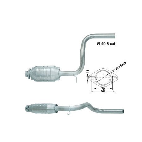 Direc fit CAT in DPF Magnaflow Magnaflow Catalytic Converter for RENAULT | race-shop.si