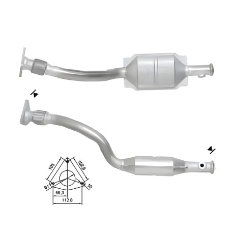 Direc fit CAT in DPF Magnaflow Magnaflow Catalytic Converter for RENAULT | race-shop.si