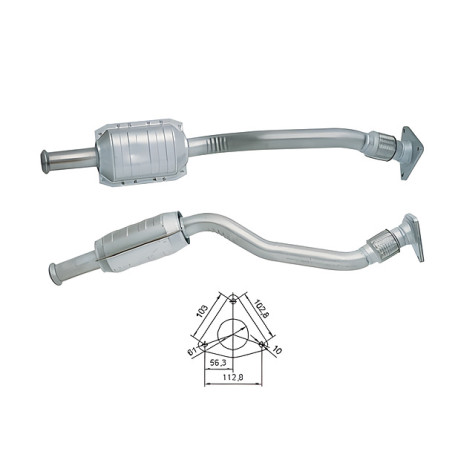 Direc fit CAT in DPF Magnaflow Magnaflow Catalytic Converter for RENAULT | race-shop.si