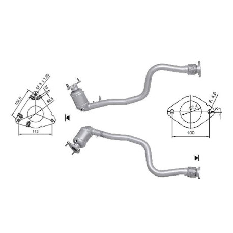 Direc fit CAT in DPF Magnaflow Magnaflow Catalytic Converter for RENAULT | race-shop.si
