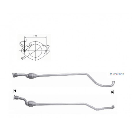 Direc fit CAT in DPF Magnaflow Magnaflow Catalytic Converter for RENAULT RENAULT | race-shop.si